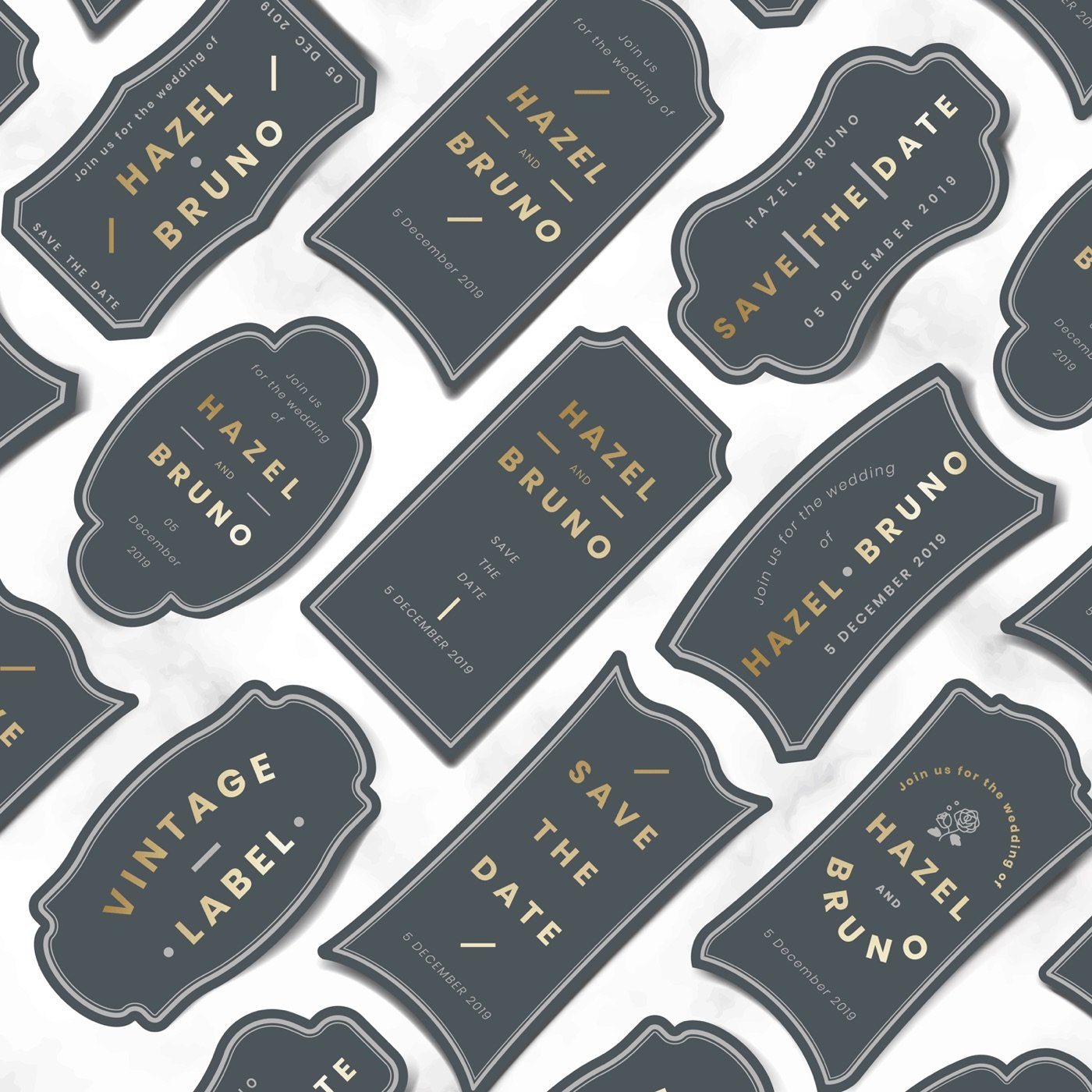 Labels & Stickers example