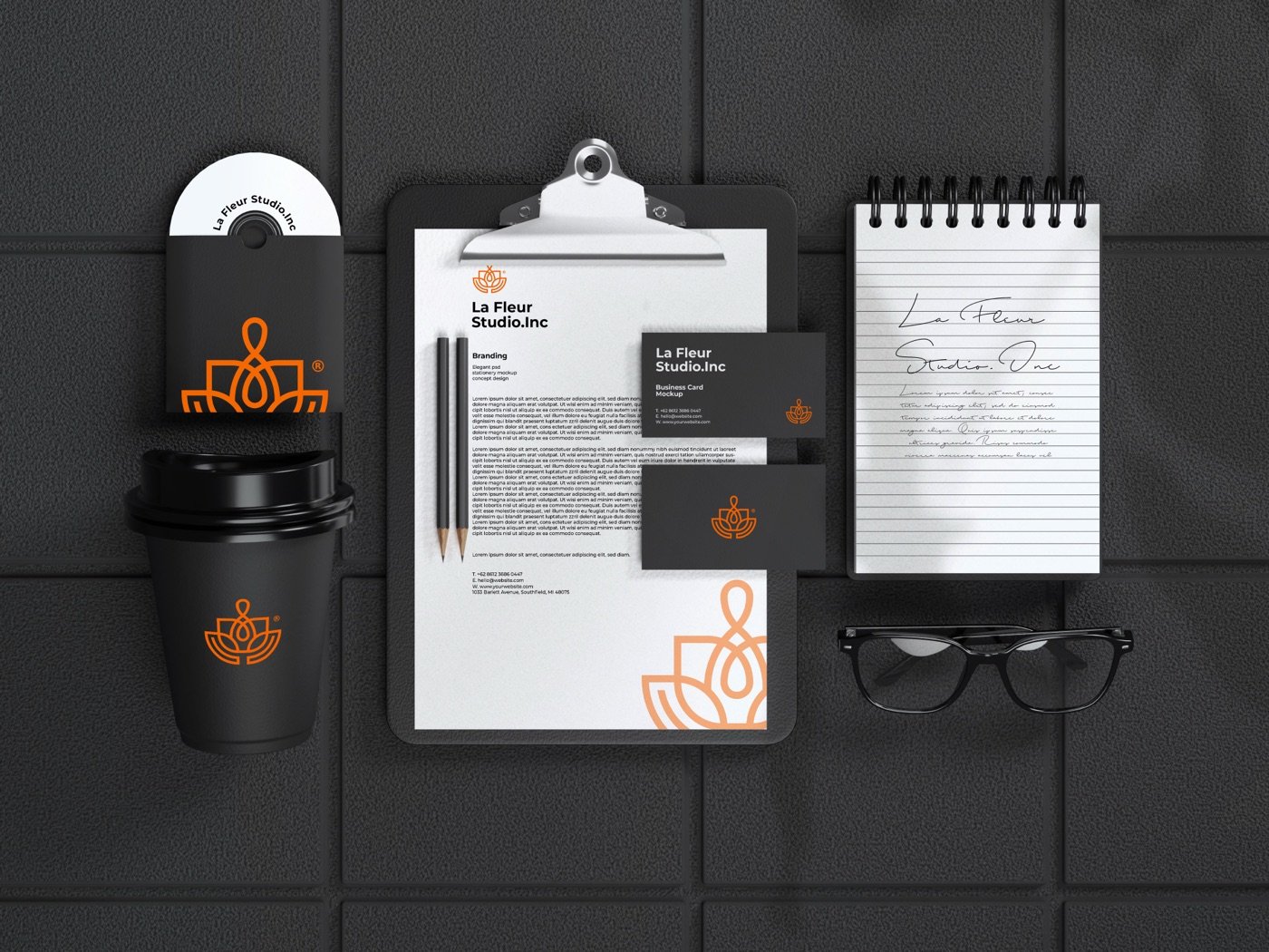 Corporate Stationery & Print example