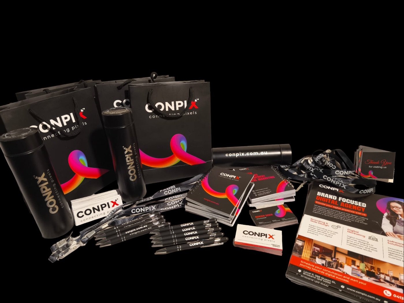 Conpix stationery design