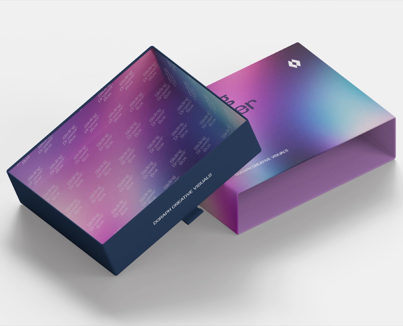 Slide-out ribbon rigid box